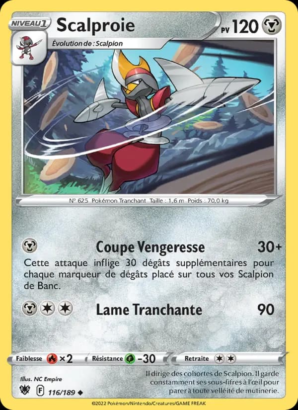 Carte Pokémon Scalproie #116 — Astres Radieux