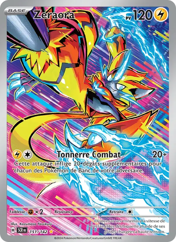 Carte Pokémon Zeraora #151 — Couronne Stellaire