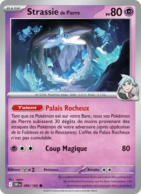Carte Pokémon Strassie de Pierre #086 — Rivalités Destinées
