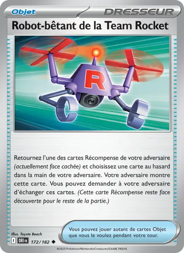 Carte Pokémon Robot-bêtant de la Team Rocket #172 — Rivalités Destinées