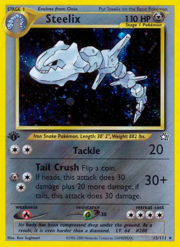Steelix #15 — Neo Genesis