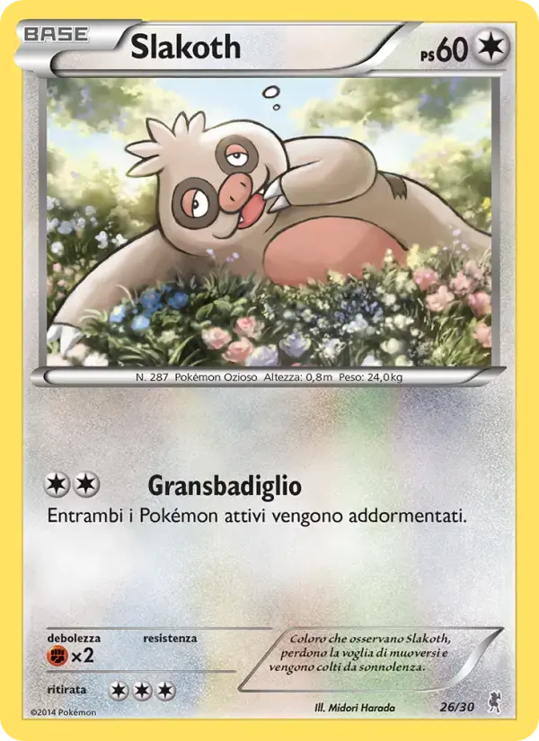 Slakoth #26 — XY Trainer Kit (Bisharp)