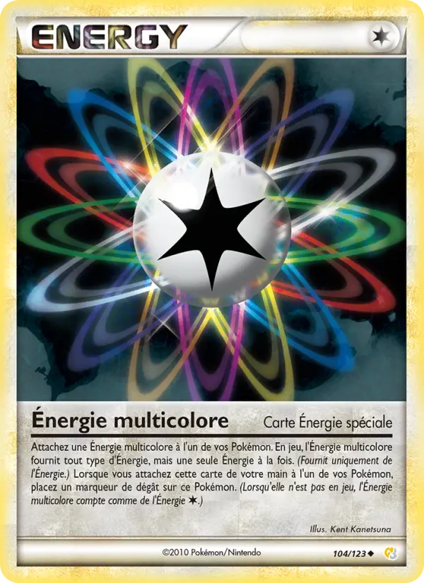 Carte Pokémon Énergie multicolore #104 — HeartGold SoulSilver