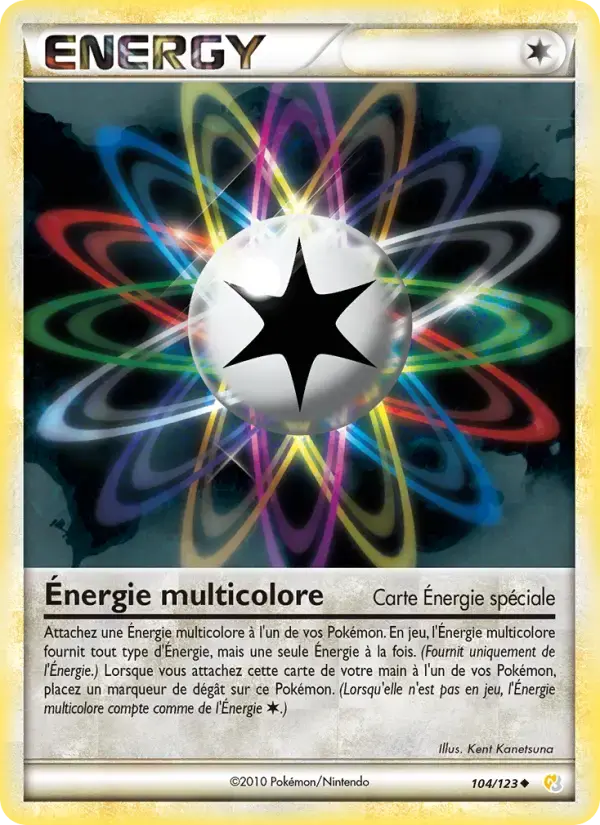 Carte Pokémon Énergie multicolore #104 — HeartGold SoulSilver