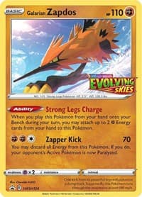 Galarian Zapdos #SWSH124 — Sword & Shield Promos