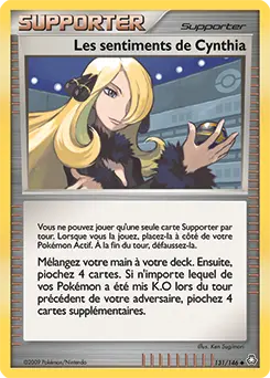 Carte Pokémon Les sentiments de Cynthia #131 — Éveil des Légendes