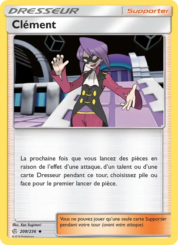 Carte Pokémon Clément #208 — Éclipse Cosmique