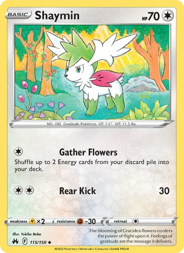 Shaymin #115 — Crown Zenith