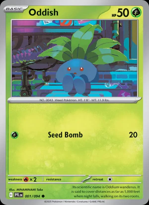Oddish #001 — Phantasmal Flames