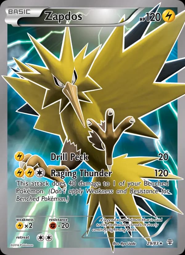 Zapdos #29 — Generations