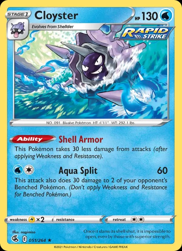 Cloyster #51 — Fusion Strike