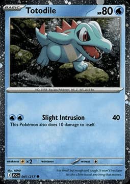 Totodile #041 Cosmos Holo — Ascended Heroes