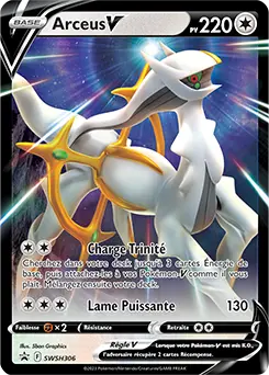 Carte Pokémon Arceus V #SWSH306 — Promos Épée et Bouclier