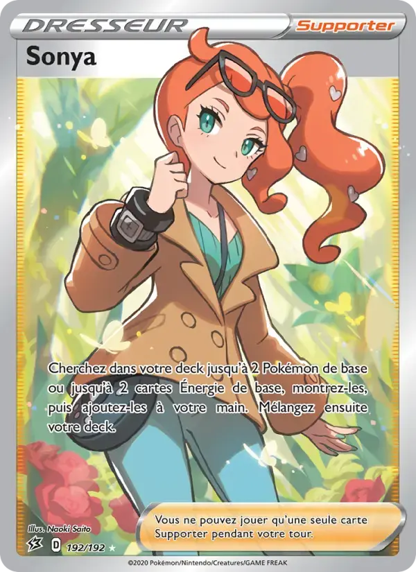 Carte Pokémon Sonya #192 — Clash des Rebelles