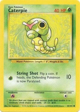 Caterpie #45 — Base Set