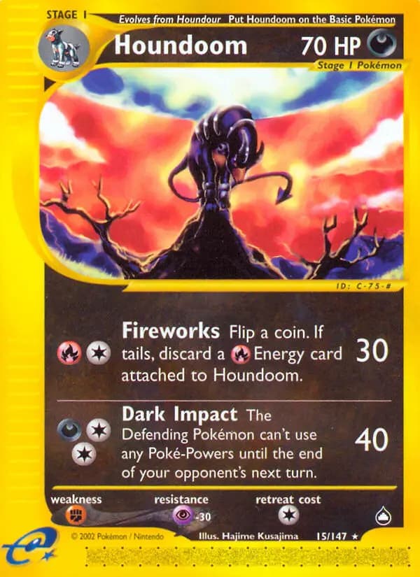 Houndoom #15 — Aquapolis