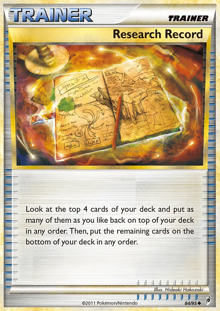 Carte Pokémon Archive des recherches #84 — L'Appel des Légendes