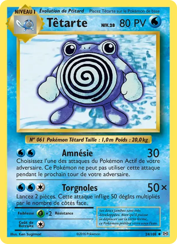 Carte Pokémon Têtarte #24 — Évolutions XY