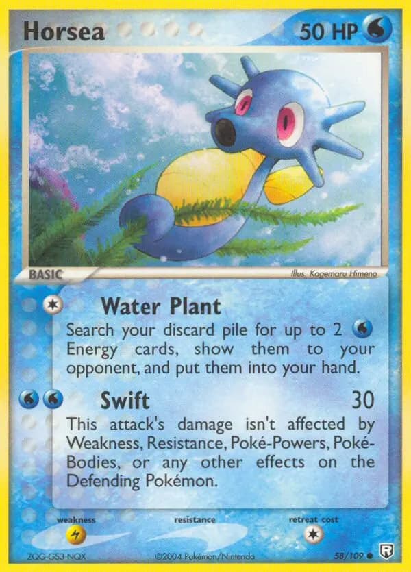 Horsea #58 — EX Team Rocket Returns