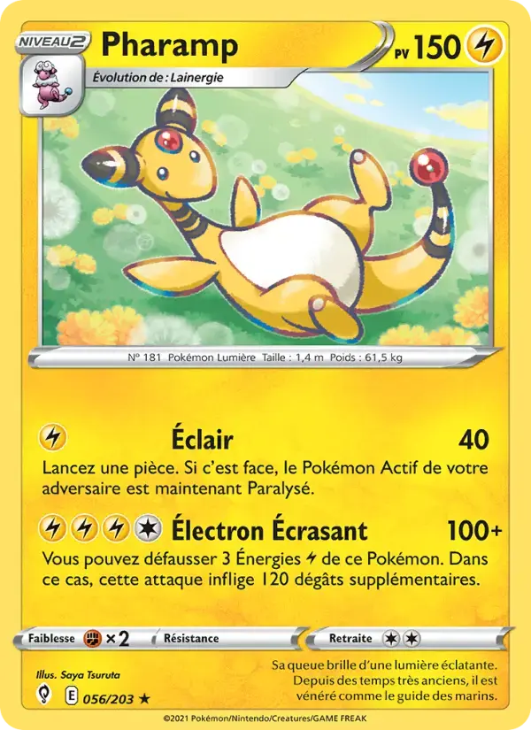 Carte Pokémon Pharamp #56 — Évolution Céleste