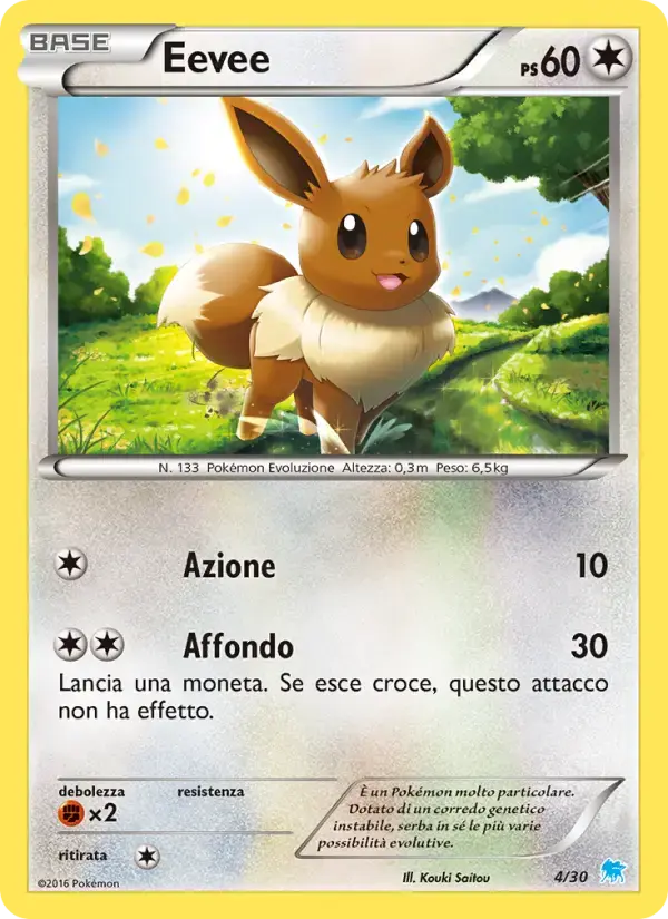 Carte Pokémon Évoli #4 — Kit du Dresseur XY (Suicune)