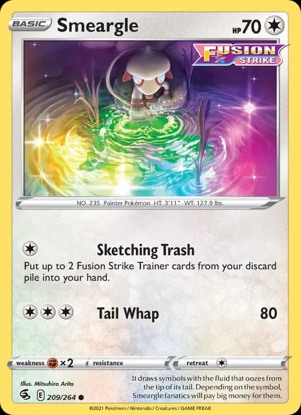 Smeargle #209 — Fusion Strike