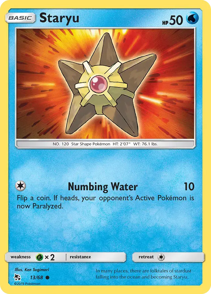 Staryu #13 — Hidden Fates