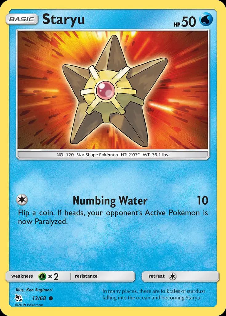 Staryu #13 — Hidden Fates