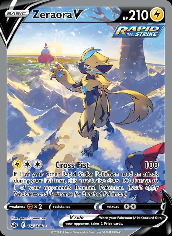 Zeraora V #166 — Chilling Reign