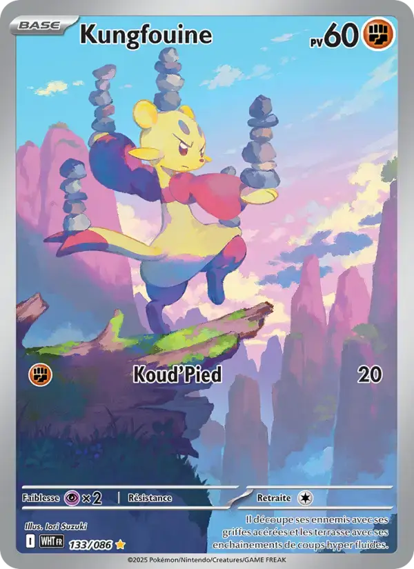 Carte Pokémon Kungfouine #133 — Flamme Blanche