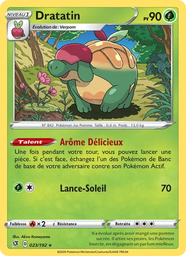 Carte Pokémon Dratatin #23 — Clash des Rebelles