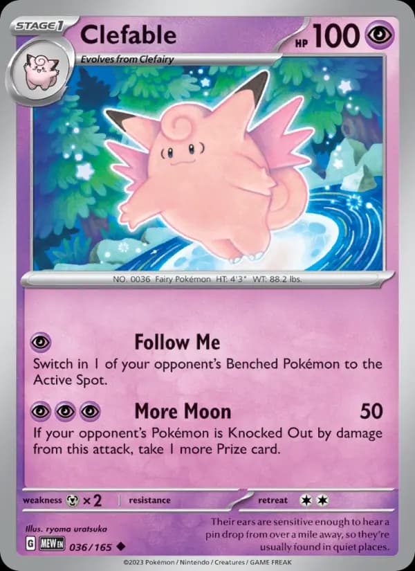 Clefable #036 — 151