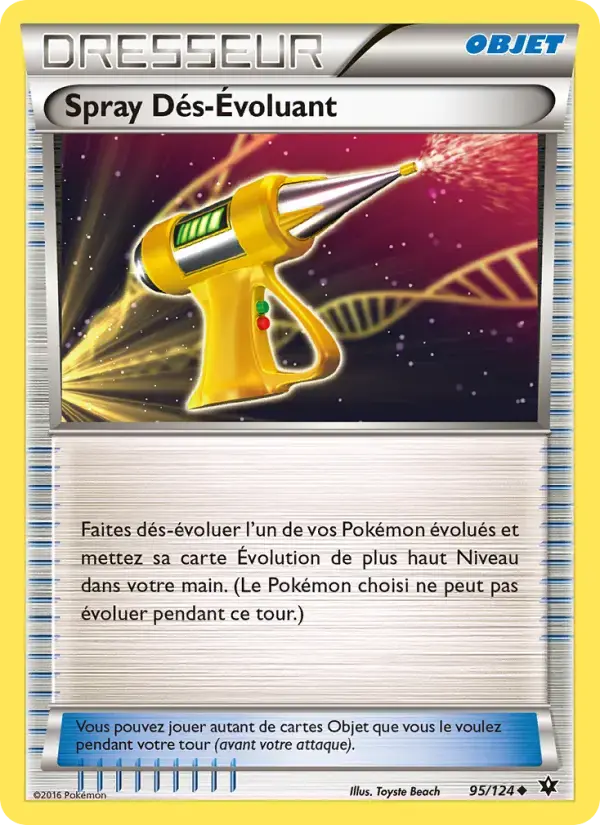 Carte Pokémon Spray Dés-Évoluant #95 — Impact des Destins