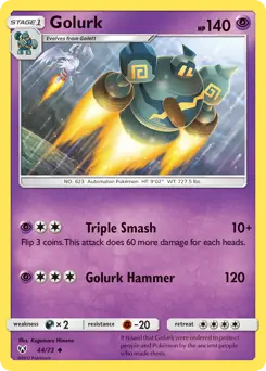 Golurk #44 — Shining Legends