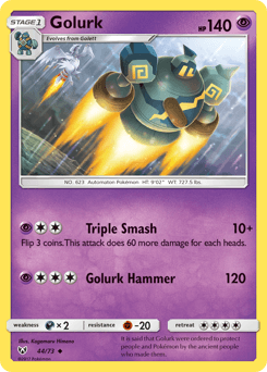 Carte Pokémon Golemastoc #44 — Légendes Brillantes