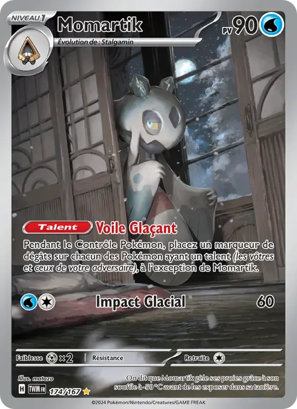 Carte Pokémon Momartik #174 — Mascarade Crépusculaire
