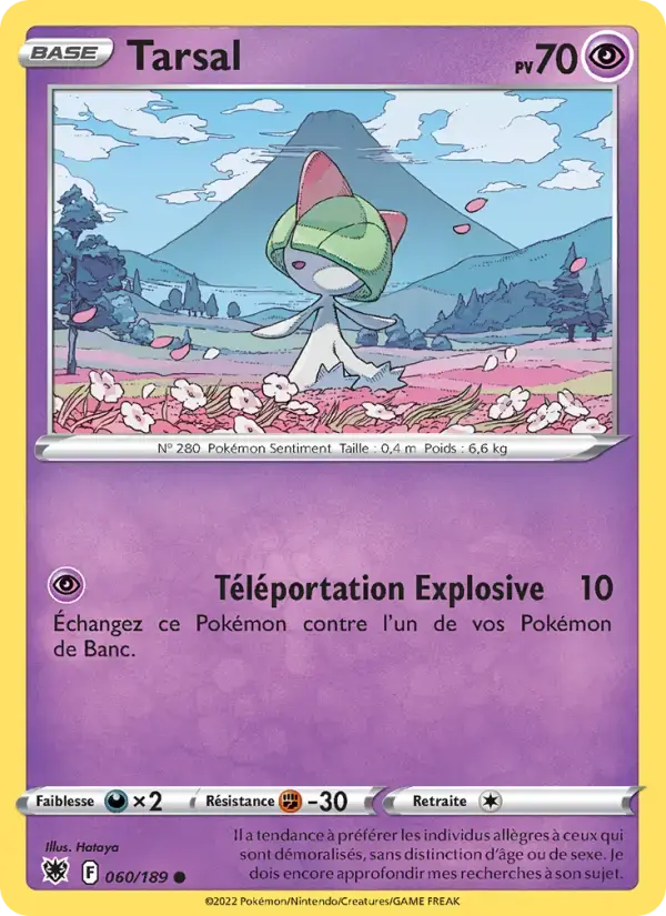 Carte Pokémon Tarsal #060 — Astres Radieux