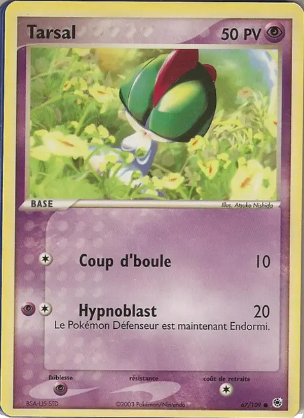 Carte Pokémon Tarsal #67 — Rubis & Saphir