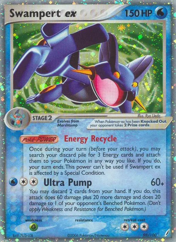 Swampert ex #98 — Crystal Guardians