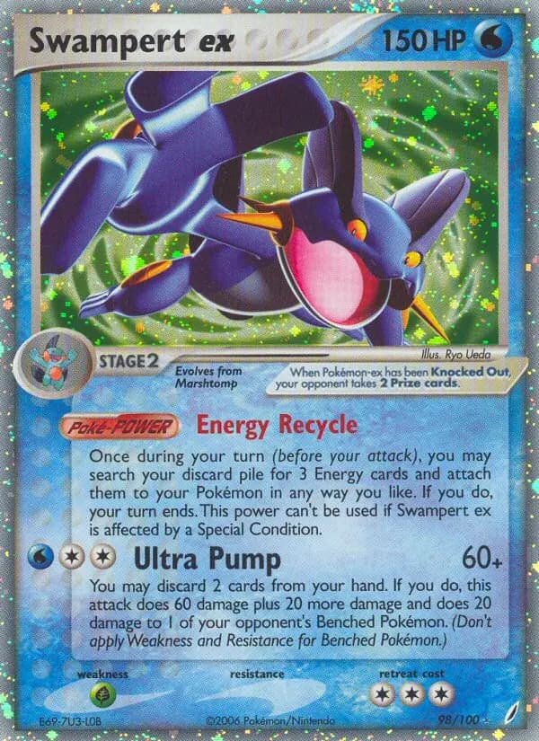 Swampert ex #98 — Crystal Guardians