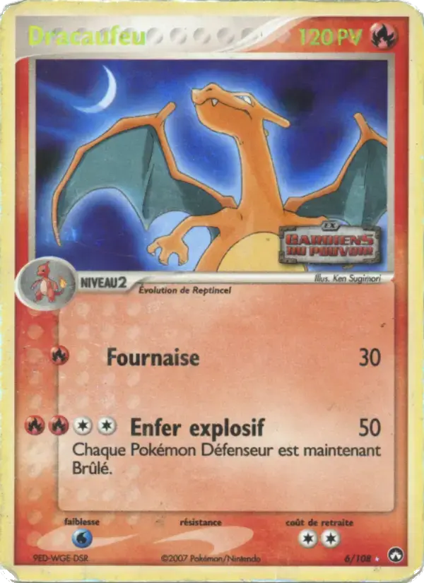 Carte Pokémon Dracaufeu #6 — Gardiens du Pouvoir