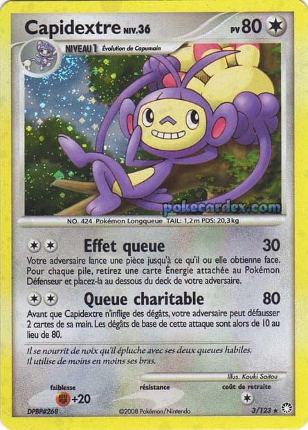 Carte Pokémon Capidextre #3 — Trésors Mystérieux