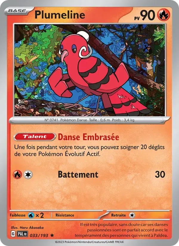 Carte Pokémon Plumeline #033 — Évolutions à Paldea