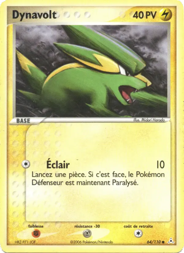 Carte Pokémon Dynavolt #64 — Fantômes Holon