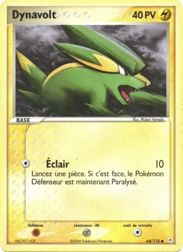 Carte Pokémon Dynavolt #64 — Fantômes Holon