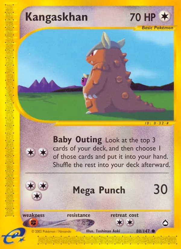 Kangaskhan #88 — Aquapolis