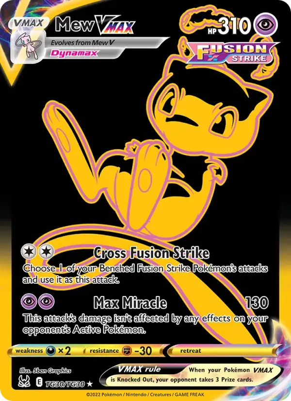 Mew VMAX #TG30 — Lost Origin