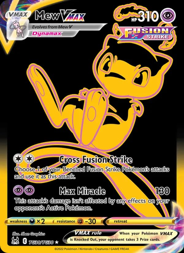 Mew VMAX #TG30 — Lost Origin