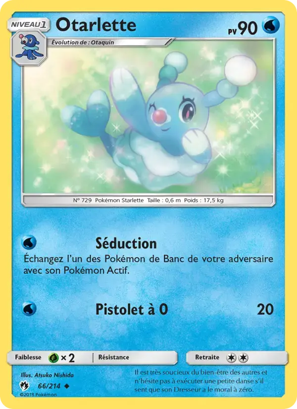 Carte Pokémon Otarlette #66 — Tonnerre Perdu