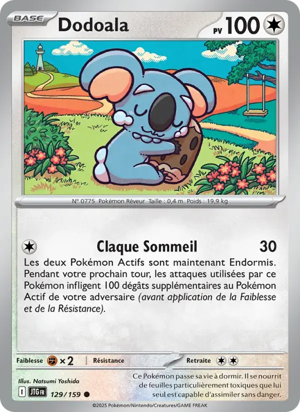 Carte Pokémon Dodoala #129 — Aventures Ensemble